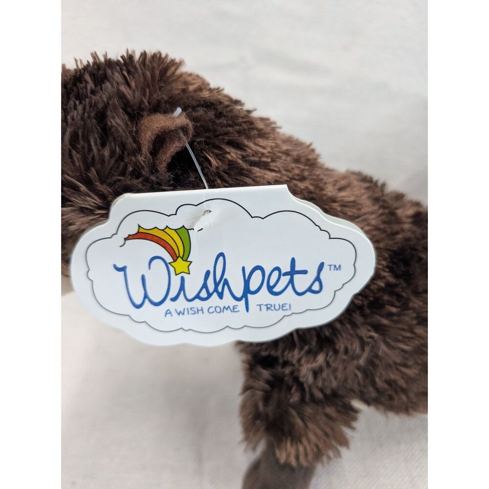 Wishpets Baby Otto Otter Plush 15" Brown 2002 NWT Vintage Stuffed Animal